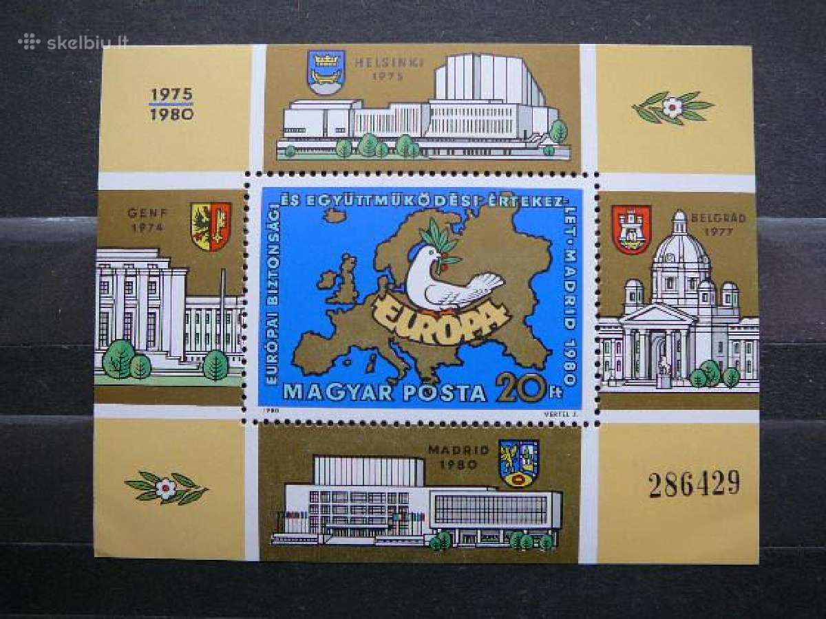 Europa Vengrija blokas Mnh v3458