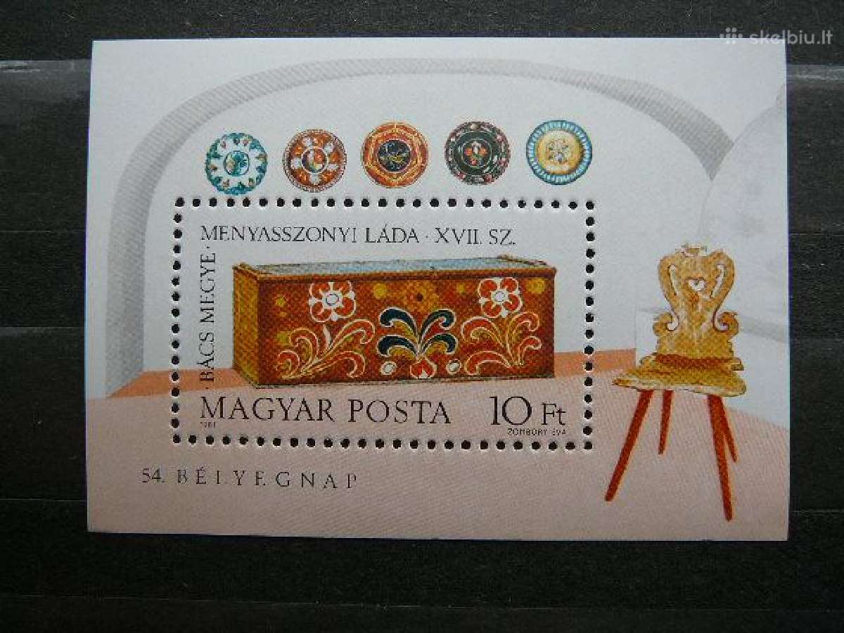 Daile Vengrija blokas Mnh v3507