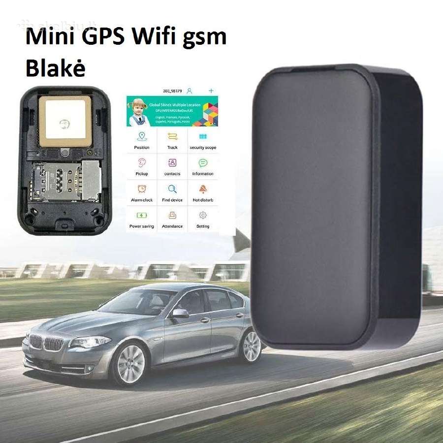 Mini GPS sekiklis su automatiniu pokalbių įrašymu - nuotraukos Nr. 2