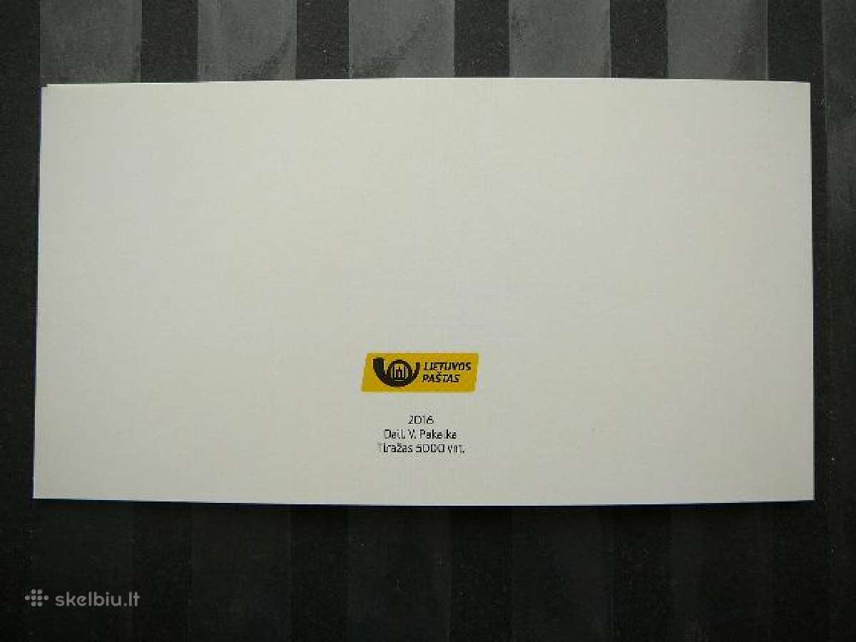 Lietuva 2016 Europa Bukletas svarus 1218b - nuotraukos Nr. 3