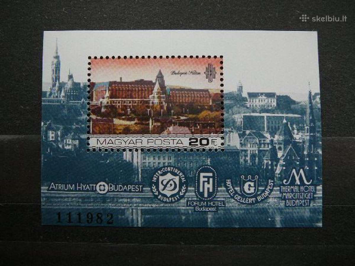 Architektura Vengrija blokas Mnh v3707