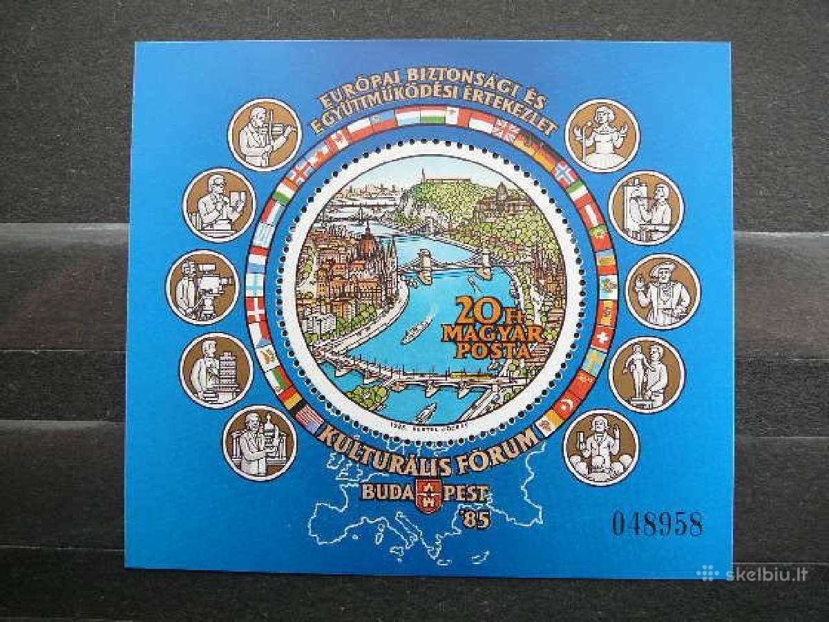 Europa Tiltai Vengrija blokas Mnh v3782