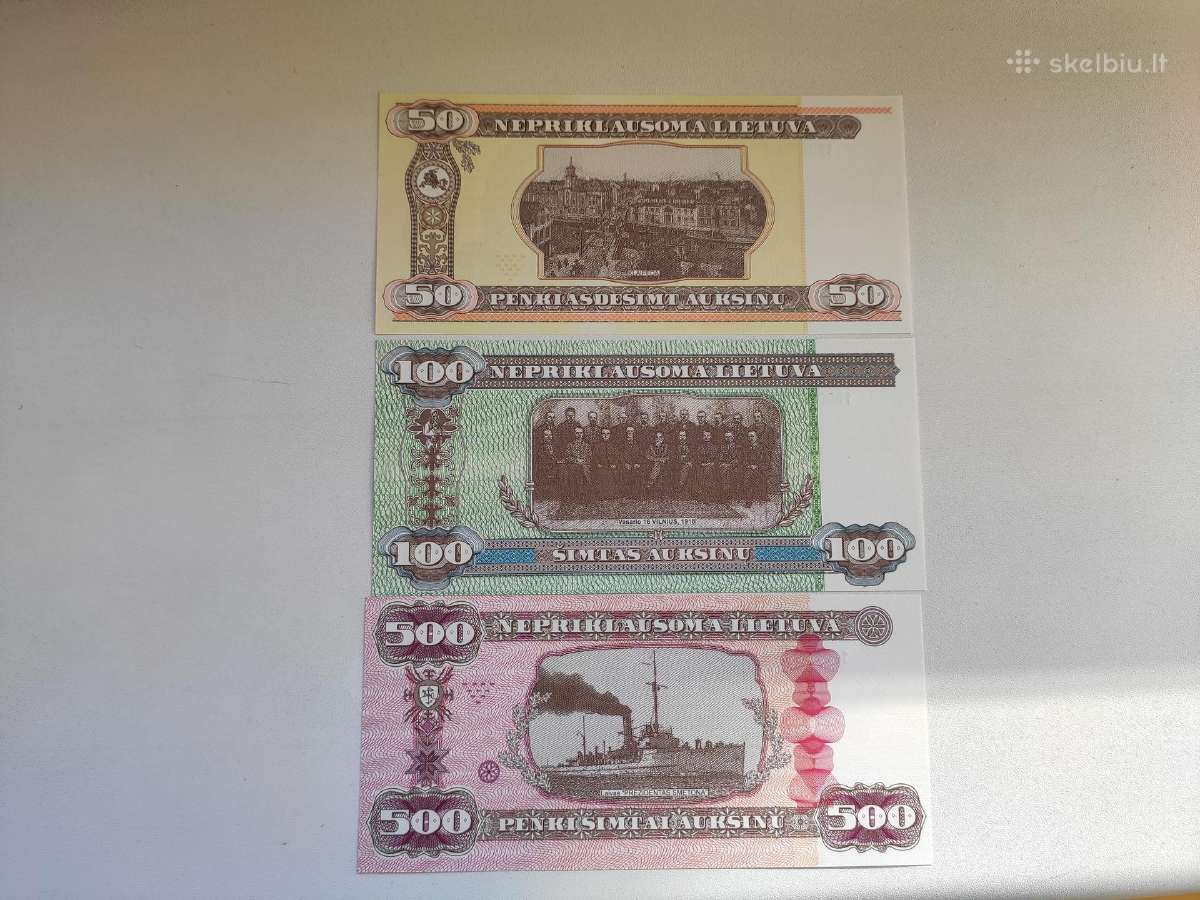 Jubiliejiniai Litų banknotai 100-mečio proga - nuotraukos Nr. 2