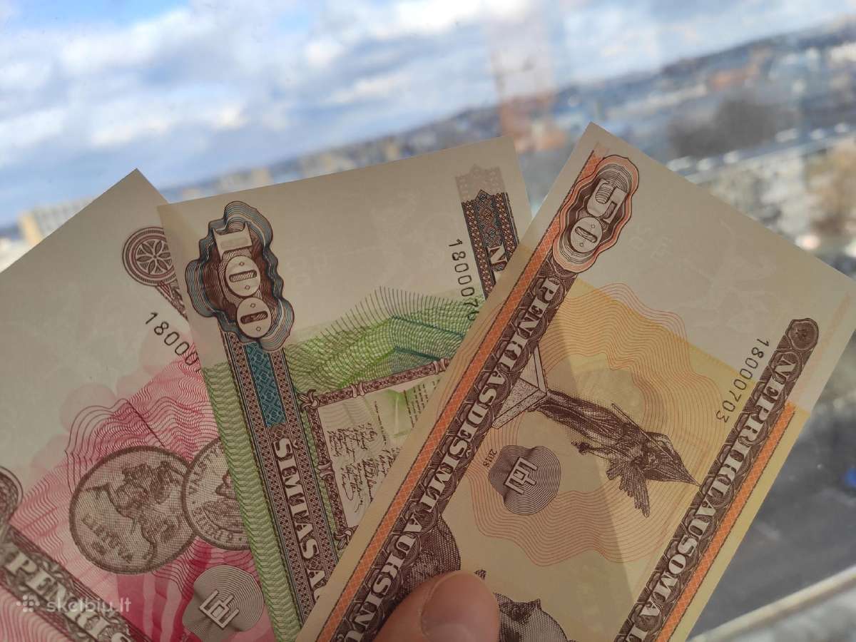 Jubiliejiniai Litų banknotai 100-mečio proga - nuotraukos Nr. 3