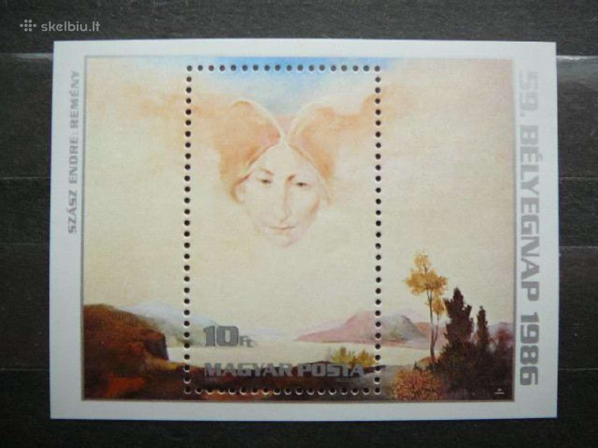 Daile Vengrija blokas Mnh v3839
