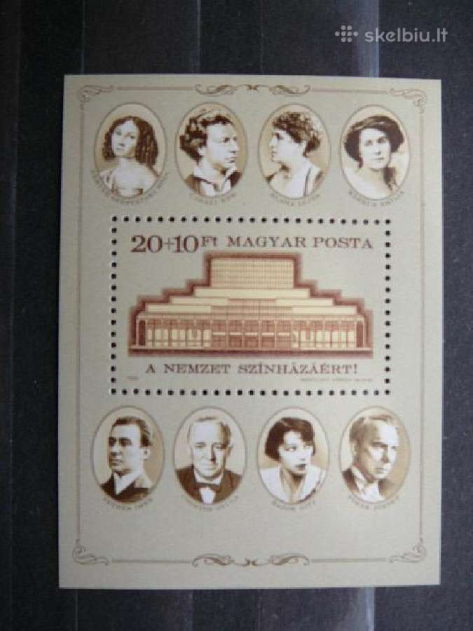 Izymus zmones Vengrija blokas Mnh v3841