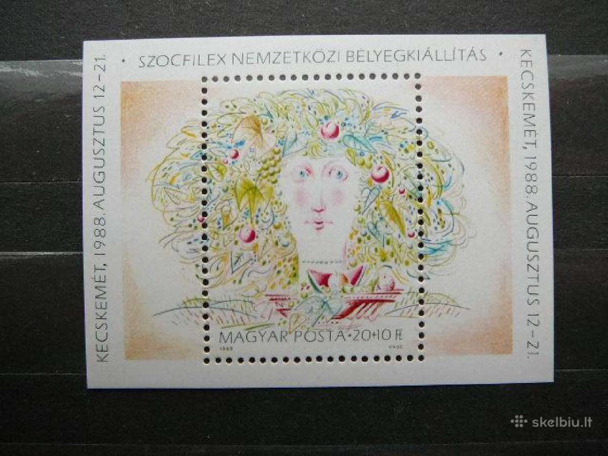 Daile Grafika Vengrija Blokas Mnh v3953