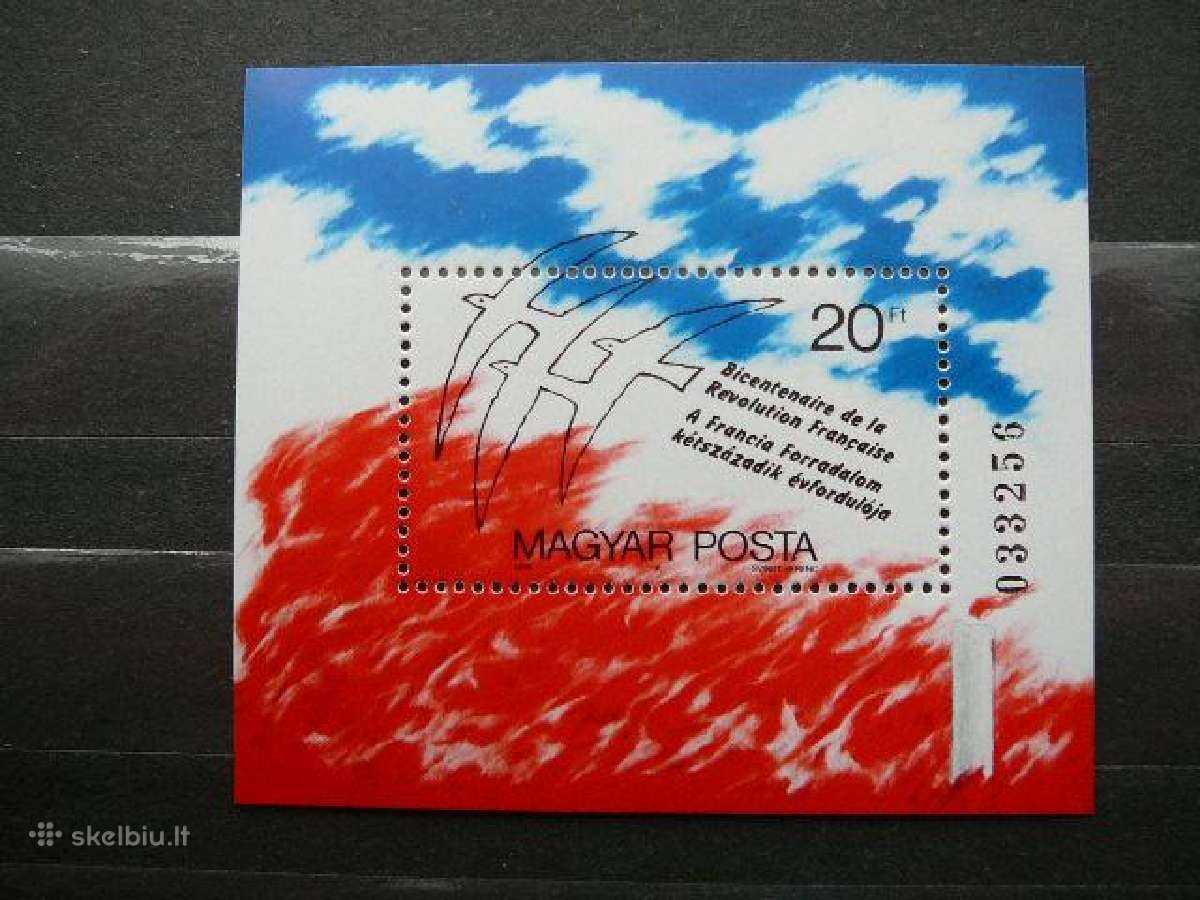 Balandziai Vengrija Blokas Mnh v4025