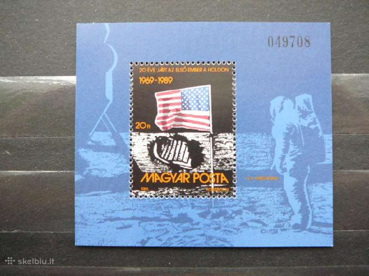 Kosmosas Menulis Vengrija Blokas Mnh v4032