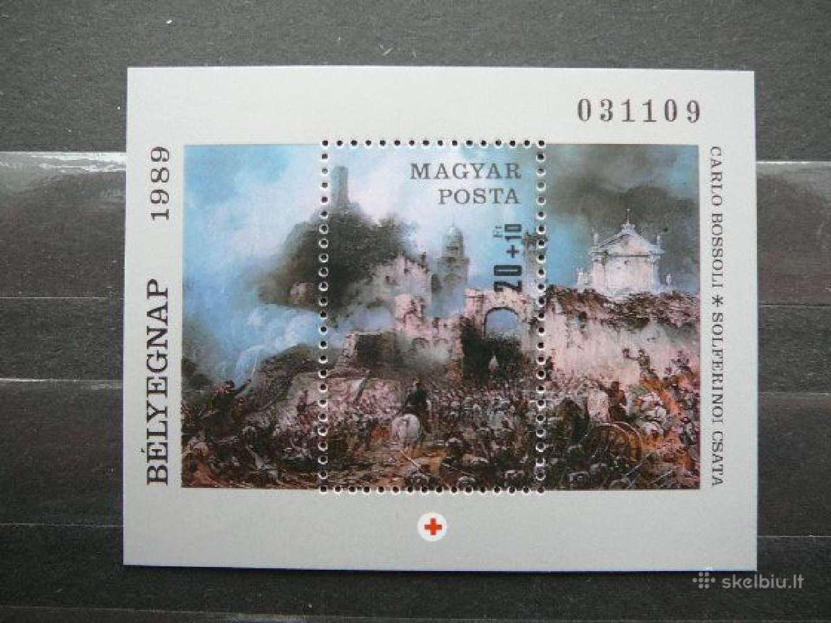 Daile K. Bossoli Vengrija Blokas Mnh v4050