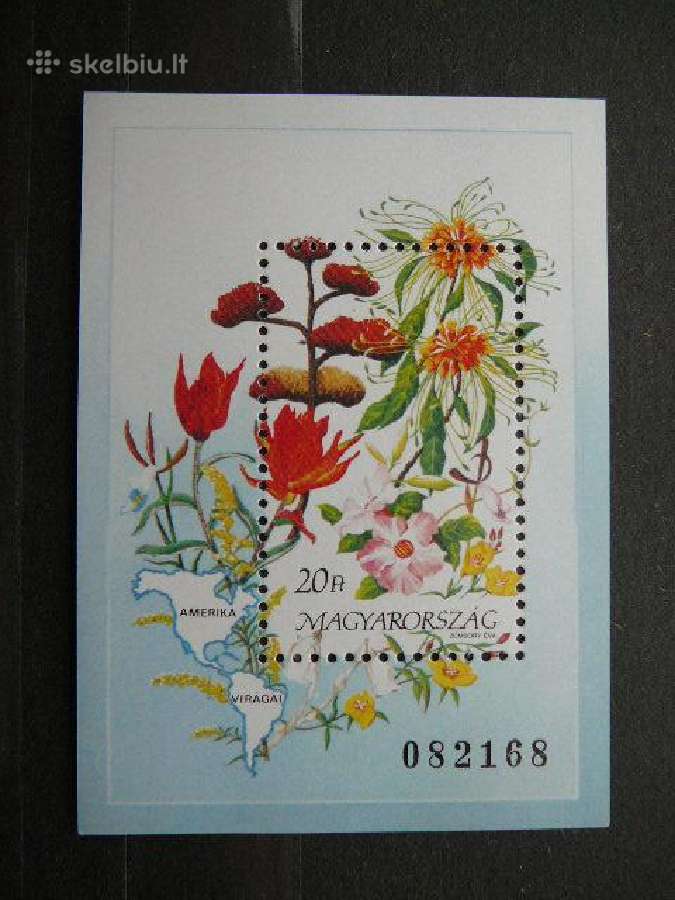 Geles Vengrija Blokas Mnh v4131
