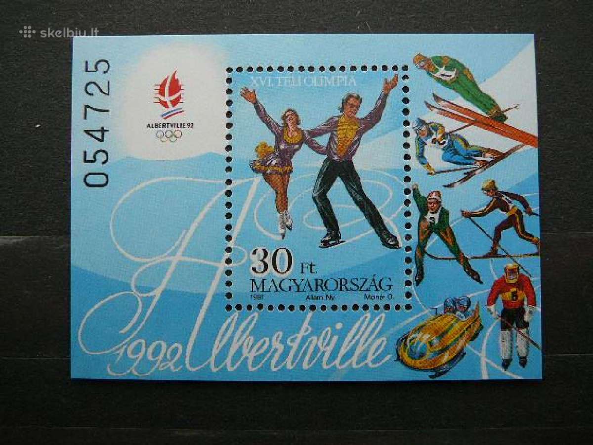 Olimpines Vengrija Blokas Mnh v4180