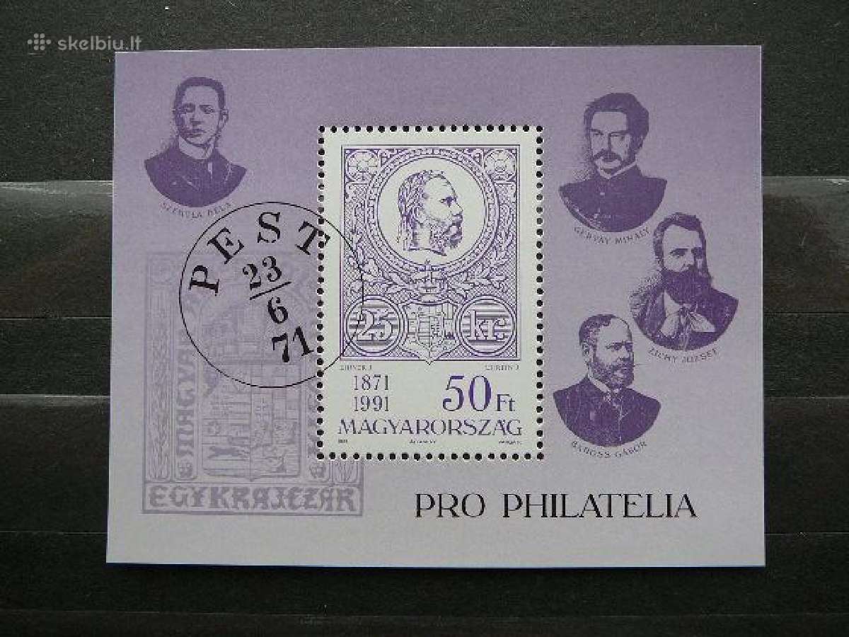 Izymus zmones Vengrija Blokas Mnh v4181
