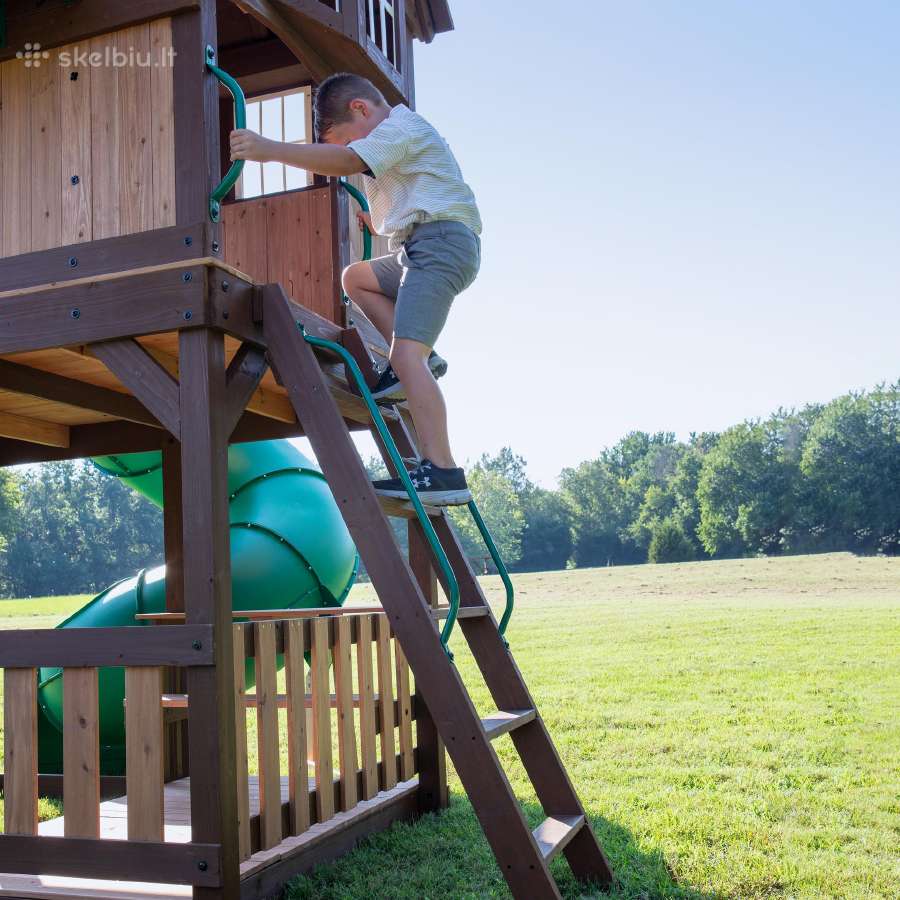 Vaikų žaidimo aikštelės laukui Woodlit kedras - nuotraukos Nr. 6