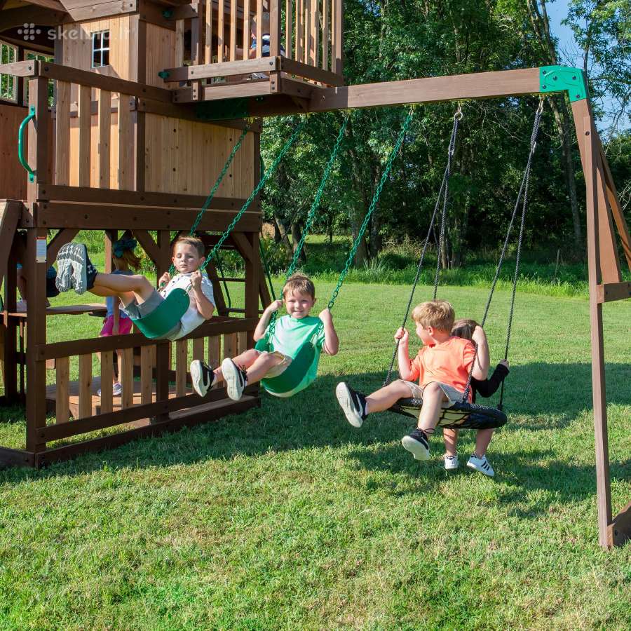 Vaikų žaidimo aikštelės laukui Woodlit kedras - nuotraukos Nr. 7