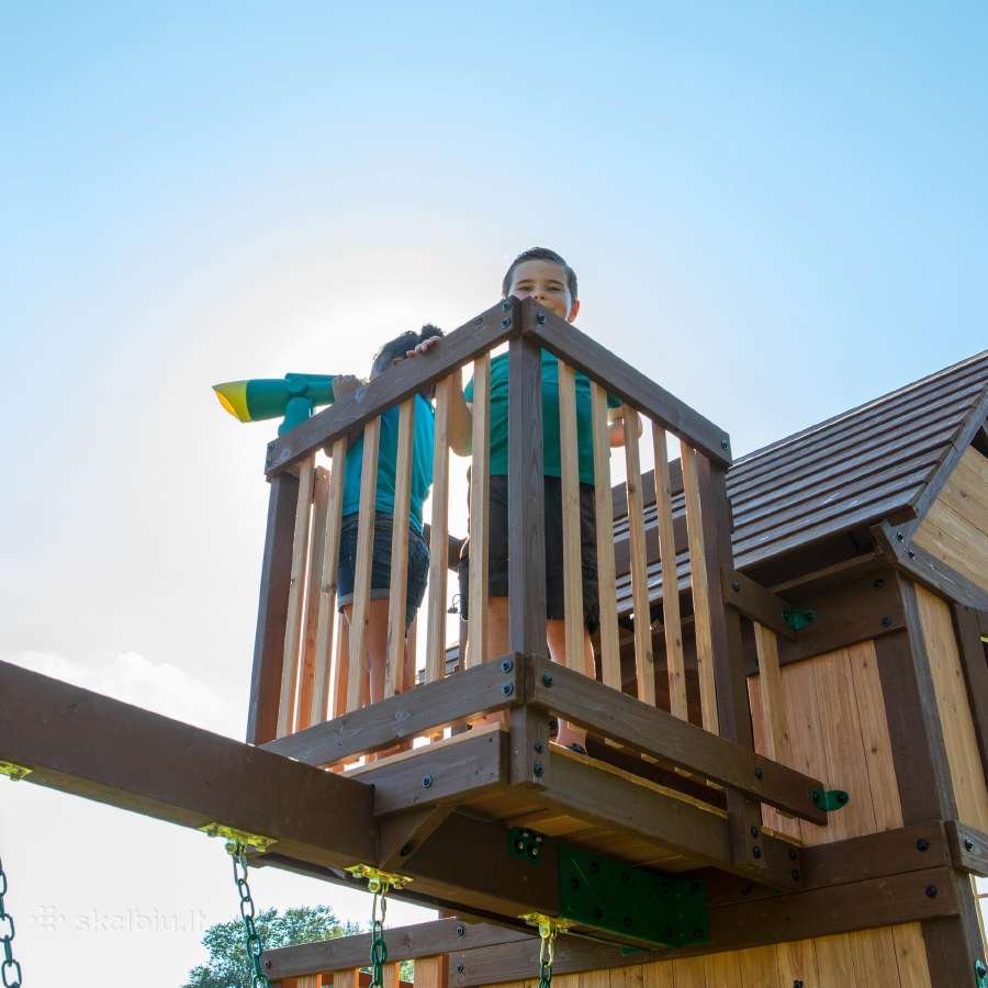 Vaikų žaidimo aikštelės laukui Woodlit kedras - nuotraukos Nr. 10