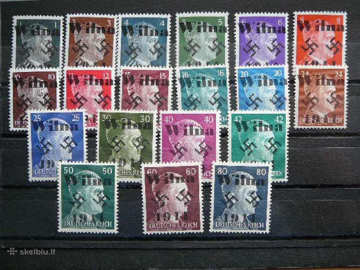 Lietuva 1941 Vilnius svarus Mnh wn23s