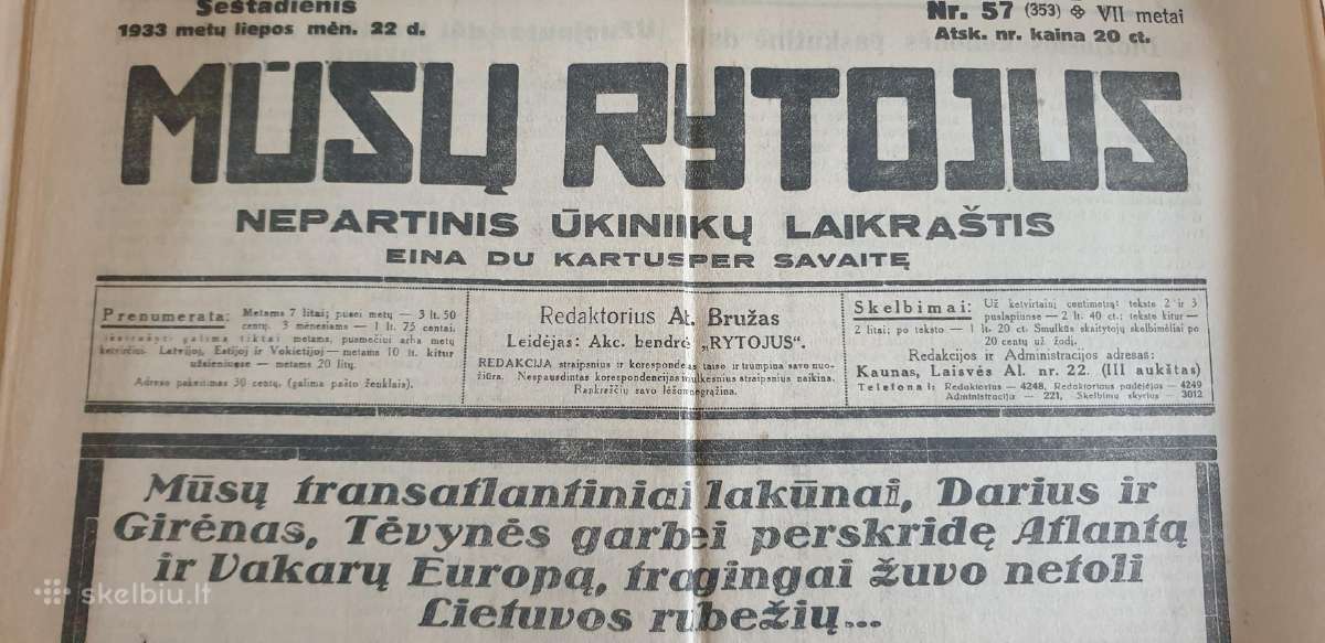 Tarpukario spauda - nuotraukos Nr. 7
