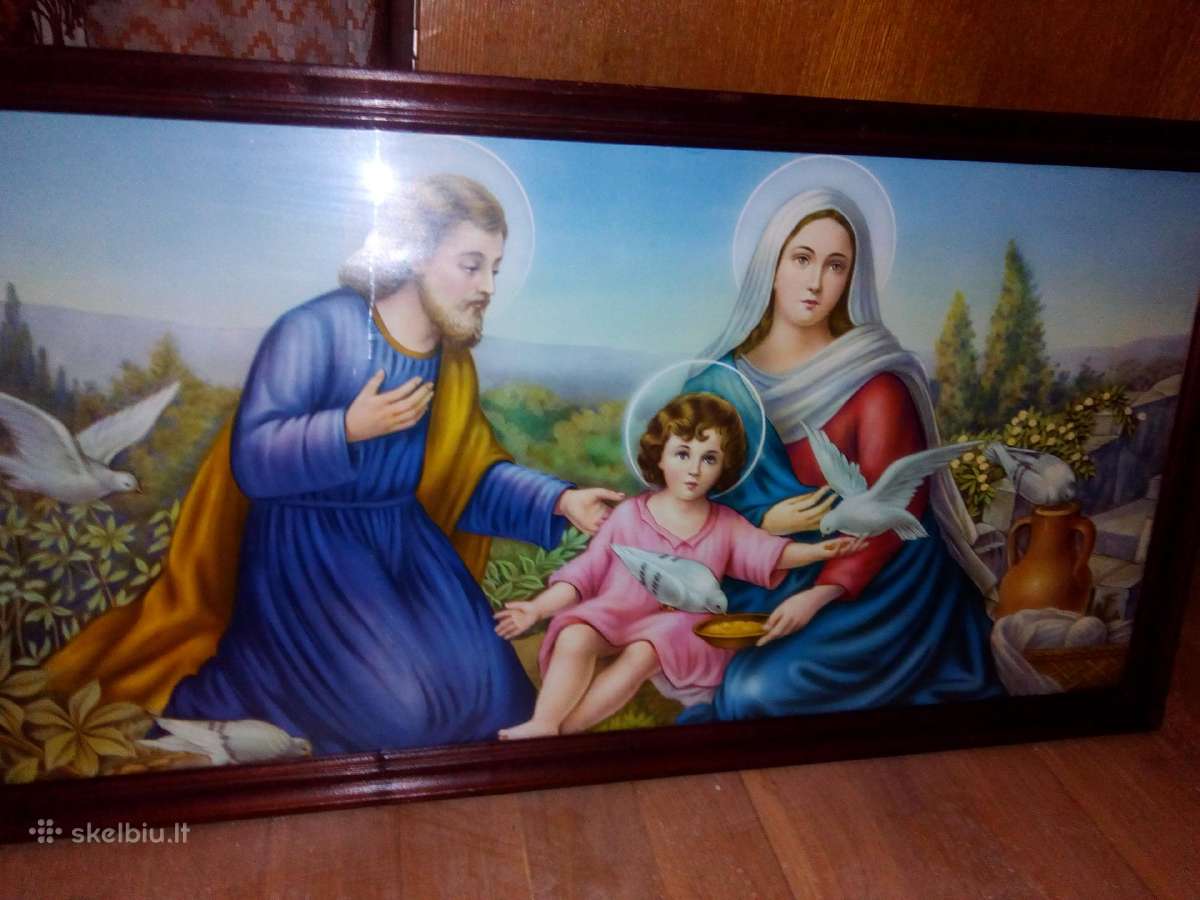 Reprodukcija su rėmu ir stiklu ( Vievyje)