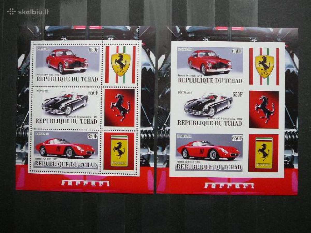 Automobiliai Ferrari svarus g624/6a/b - nuotraukos Nr. 2