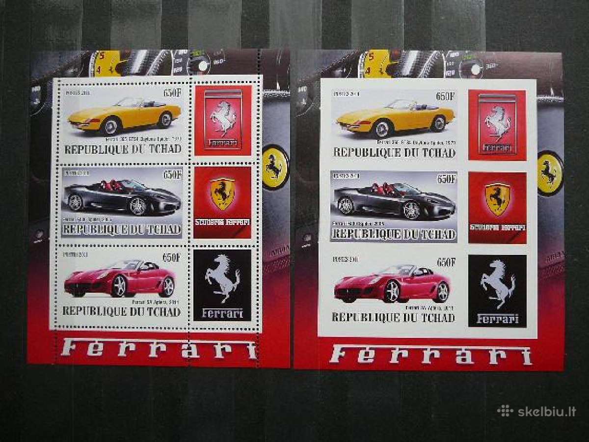 Automobiliai Ferrari svarus g624/6a/b - nuotraukos Nr. 3