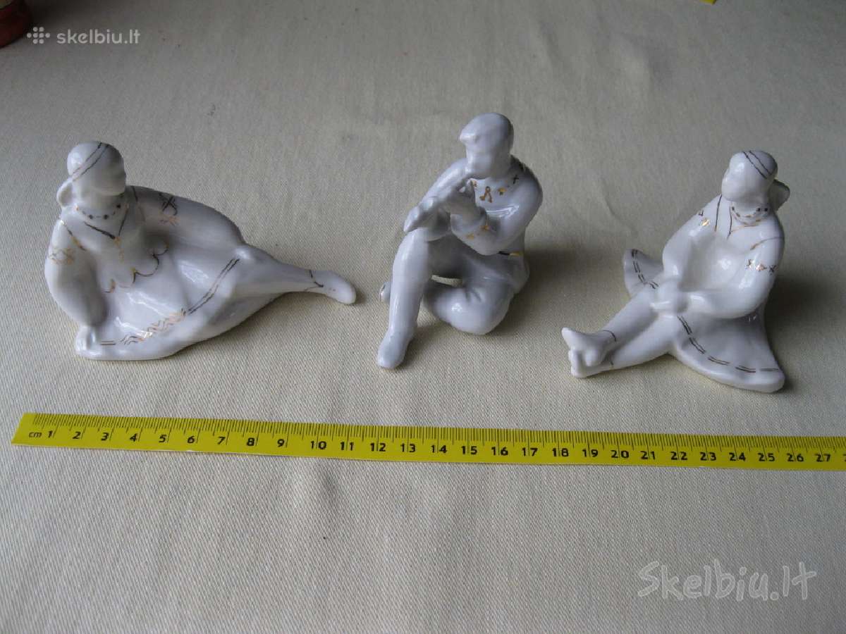 CCCP Porceliano statuleles 3 vnt.