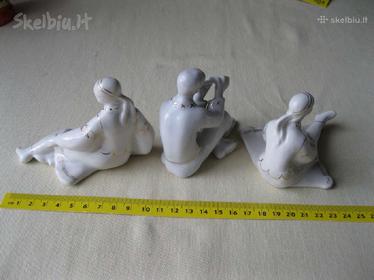 CCCP Porceliano statuleles 3 vnt. - nuotraukos Nr. 2