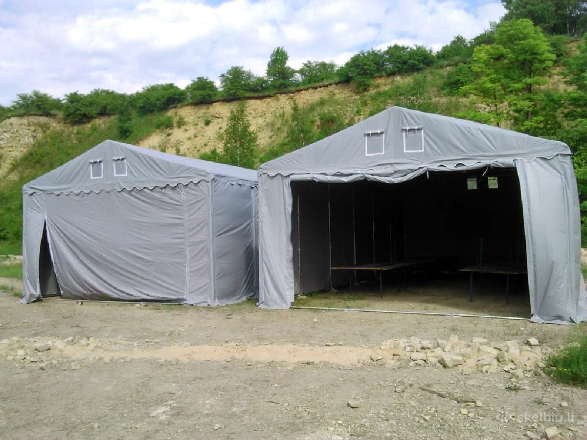 Sandėliavimui skirti paviljonai angarai - nuotraukos Nr. 4