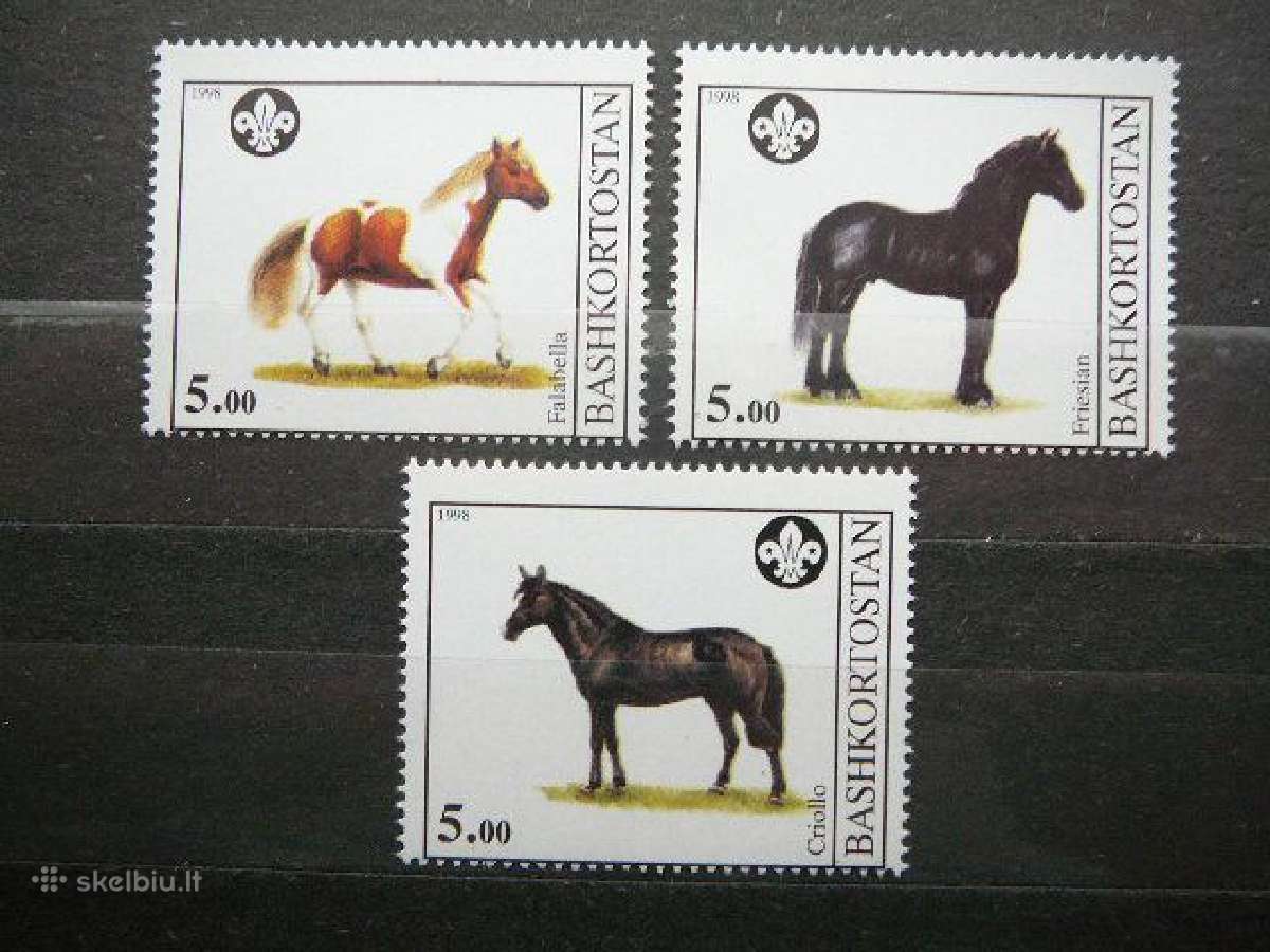 Arkliai Baskirija 1998 Mnh bkr468