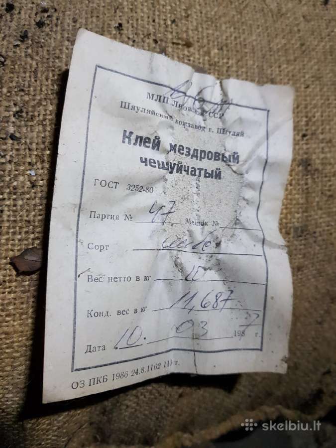 Klijai mezdros žvineliniai
