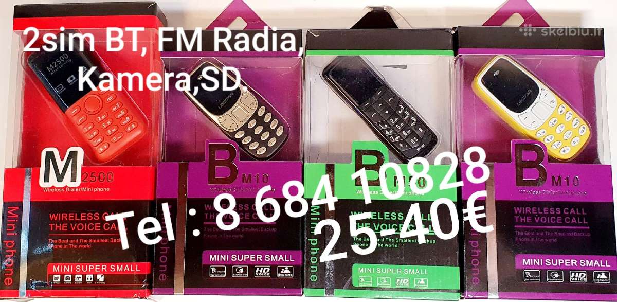 Mini telefonas - nuotraukos Nr. 2