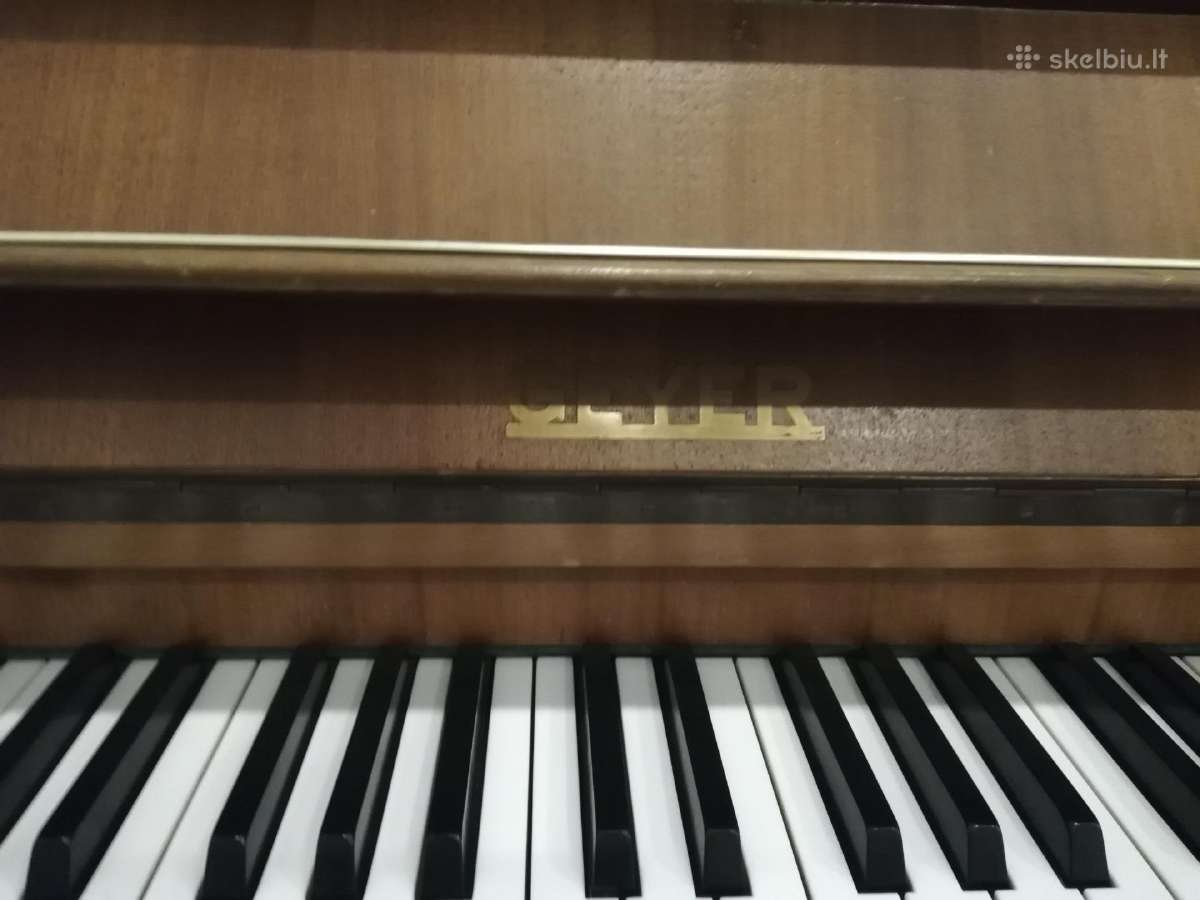 Parduodu pianiną Geyer - nuotraukos Nr. 3