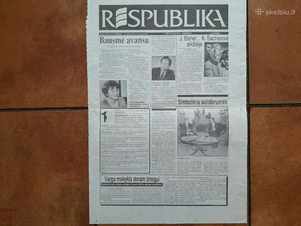 Egidijus Bičkauskas ir J. Bakeris J. A. V.