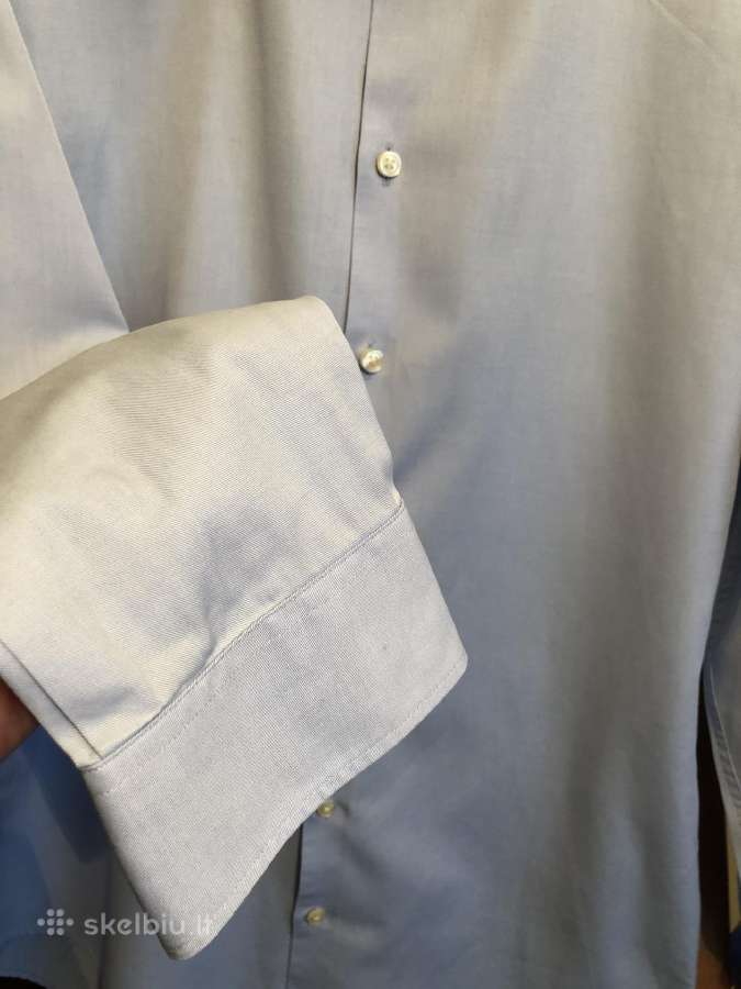 Jake*s sviesiai melyni marskiniai 39/40 slim fit - nuotraukos Nr. 4