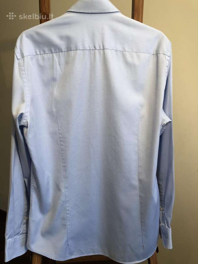 Jake*s sviesiai melyni marskiniai 39/40 slim fit - nuotraukos Nr. 3
