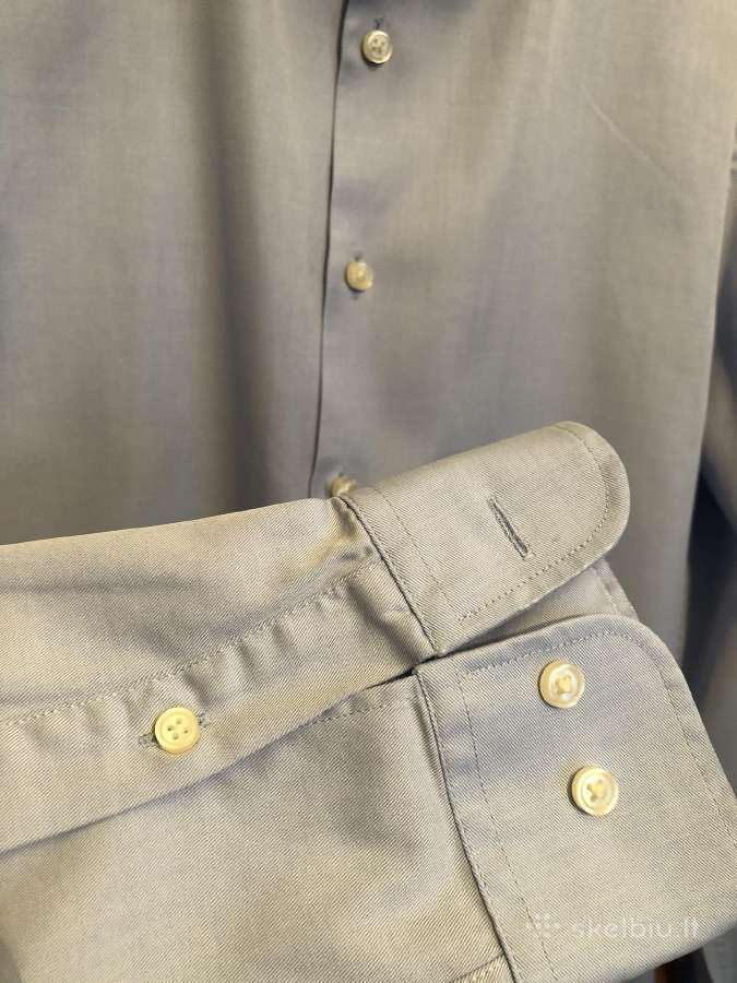 Jake*s sviesiai melyni marskiniai 39/40 slim fit - nuotraukos Nr. 5