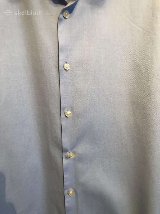 Jake*s sviesiai melyni marskiniai 39/40 slim fit - nuotraukos Nr. 7