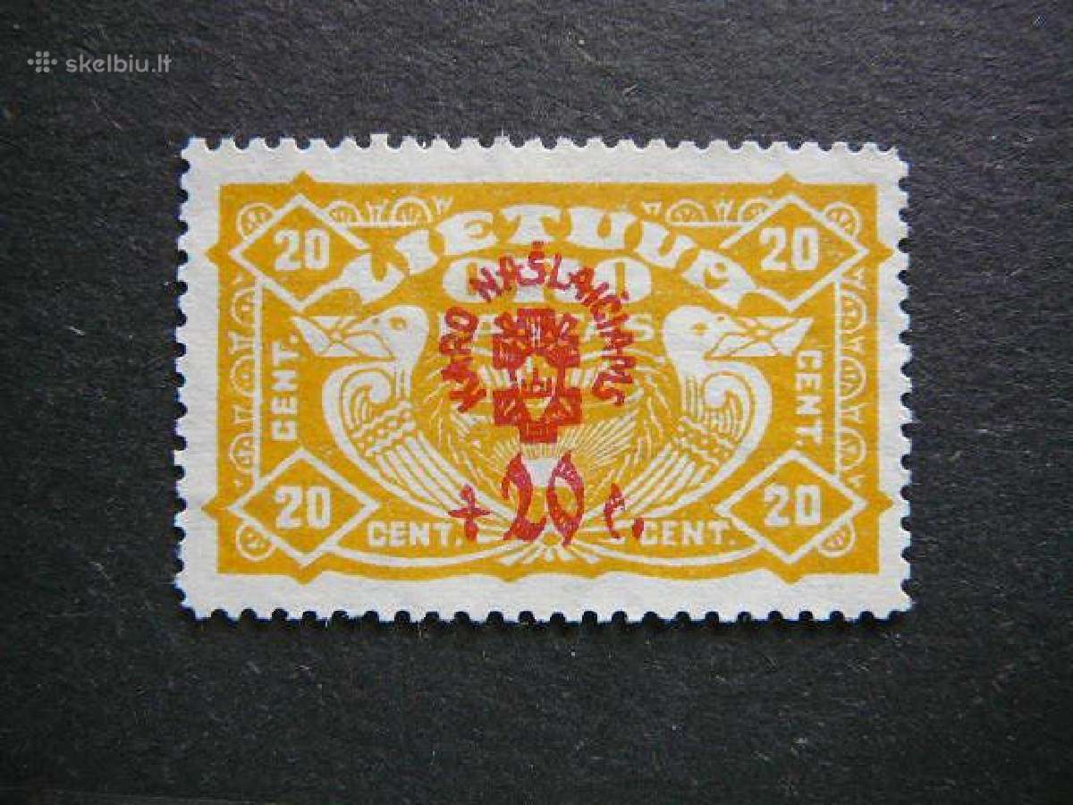Lietuva 1924 Karo naslaiciai svarus lit237bk