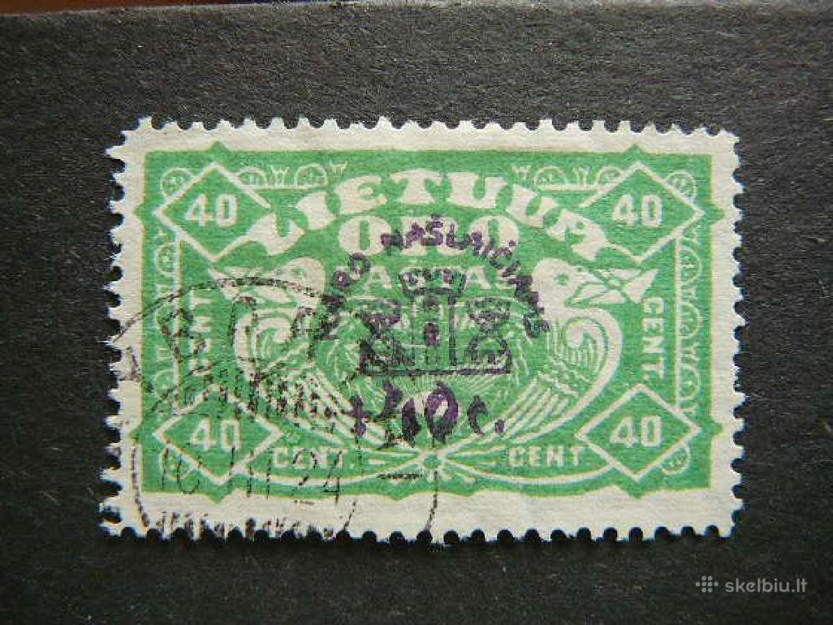 Lietuva 1924 Karo naslaiciai antsp. lit238a