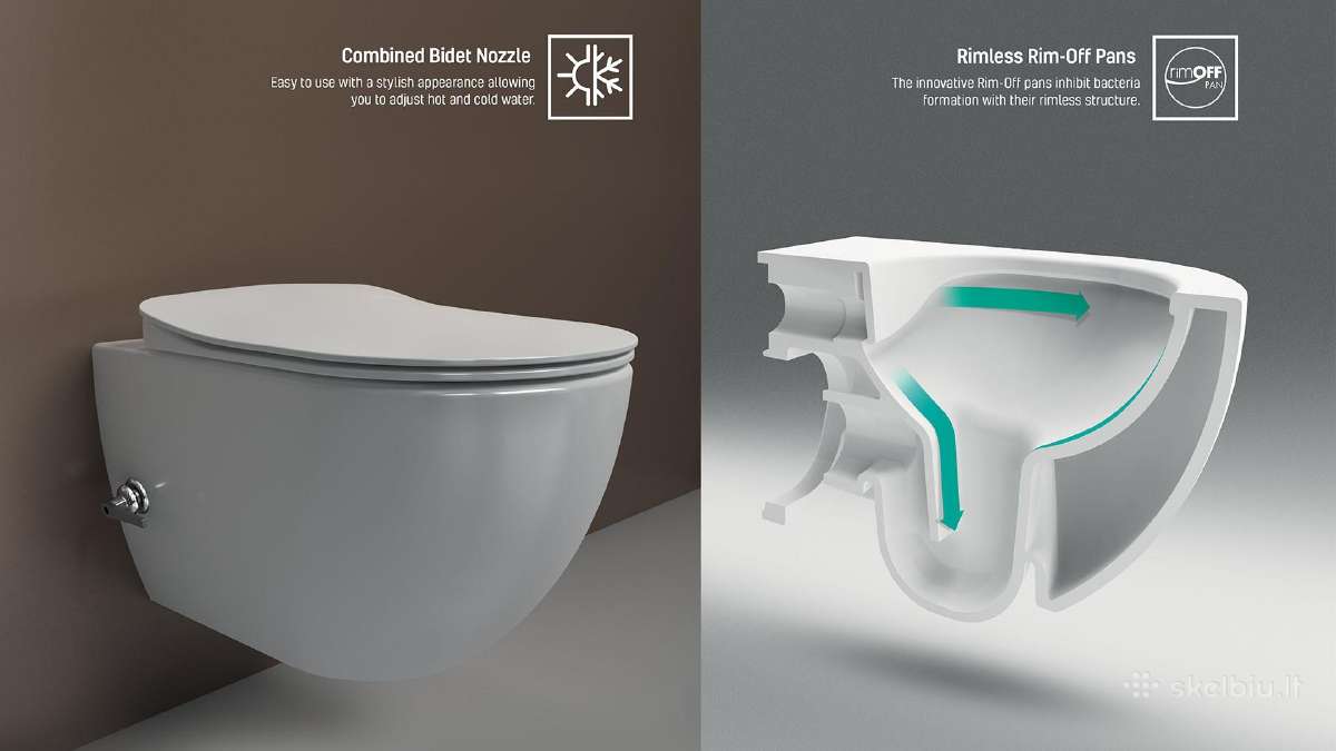 Wc Bide Viename, Klozetas Su Bide - nuotraukos Nr. 6
