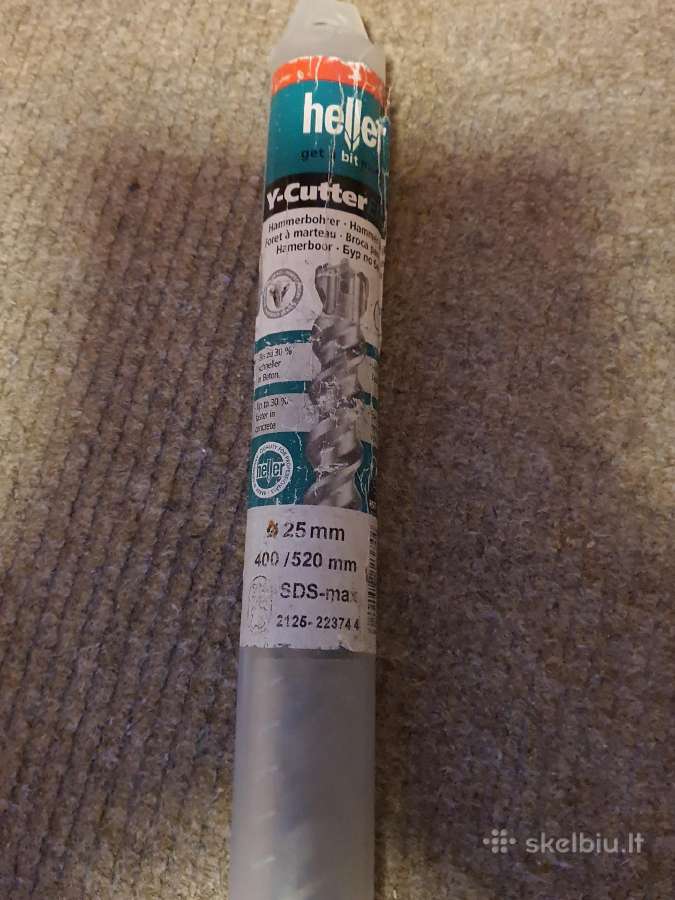 Vokiški grąžtai betonui Heller
