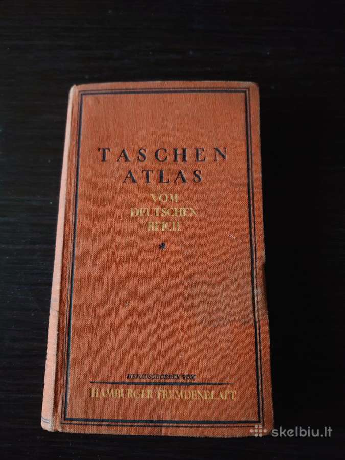 Taschen Atlas vom Deutschen Reich žemėlapiai