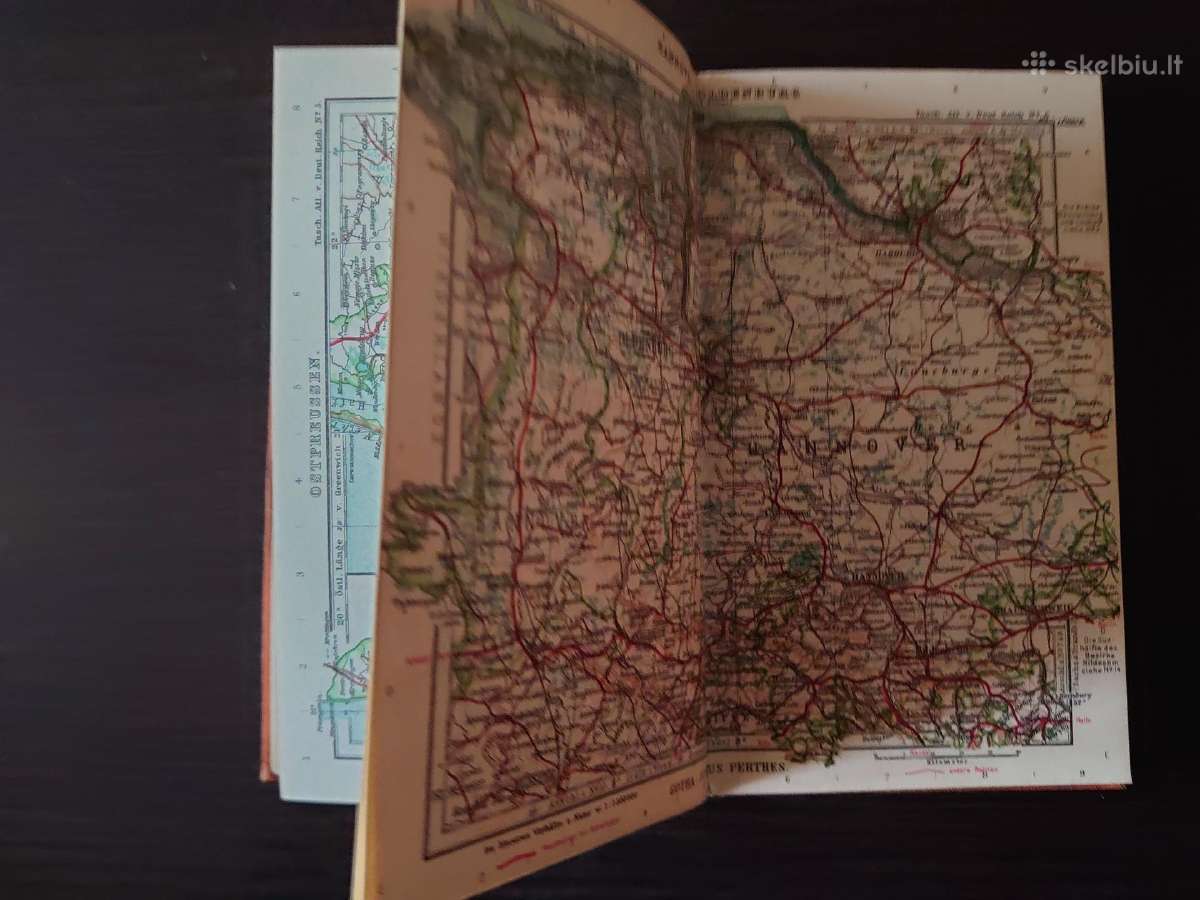 Taschen Atlas vom Deutschen Reich žemėlapiai - nuotraukos Nr. 6
