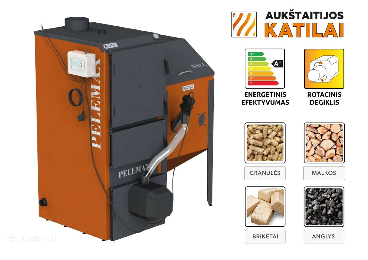 Granulinis katilai "Pelemax" 50kw, 70kw ir 100kw - nuotraukos Nr. 2