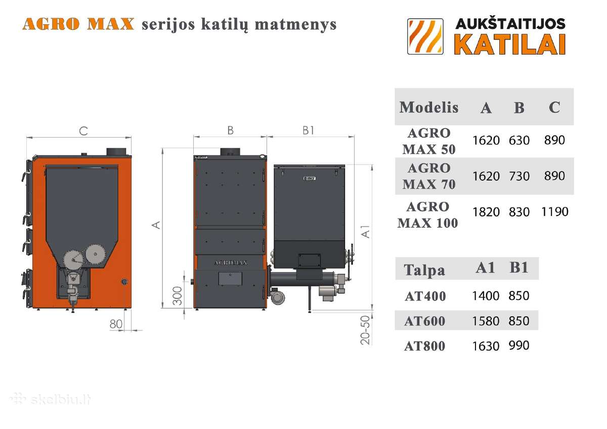 Pramoniniai grūdinių atliekų katilai "Agromax" - nuotraukos Nr. 3