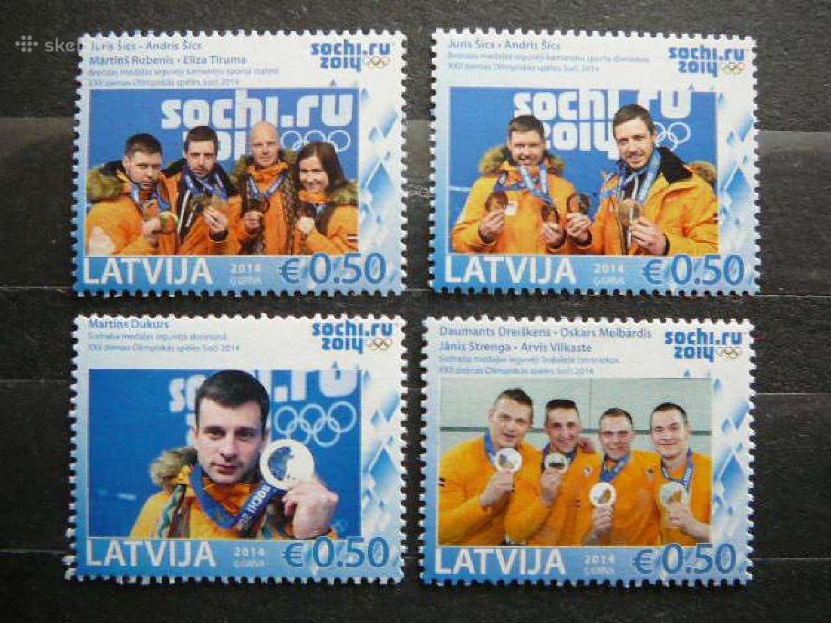 Olimpines Latvija Mnh ltt909