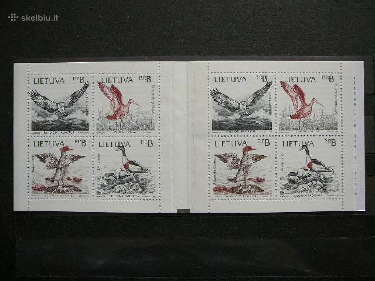 Lietuva 1992 Pauksciai svarus bukletas lit501b