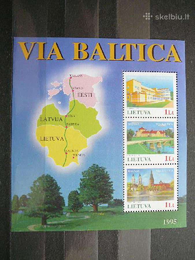 Lietuva 1995 Via Baltika svarus lit577s