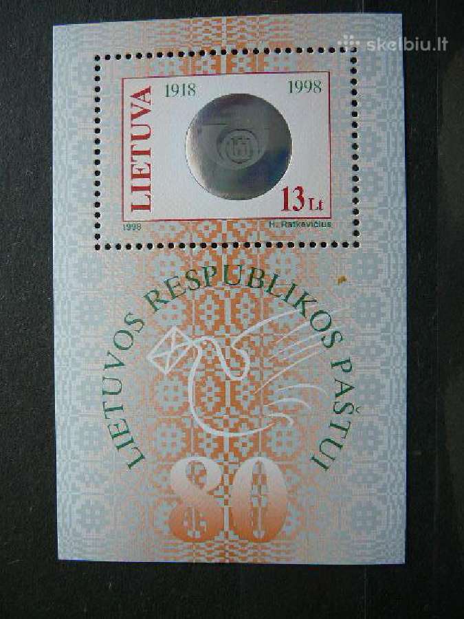 Lietuva 1998 Pastas svarus lit677s
