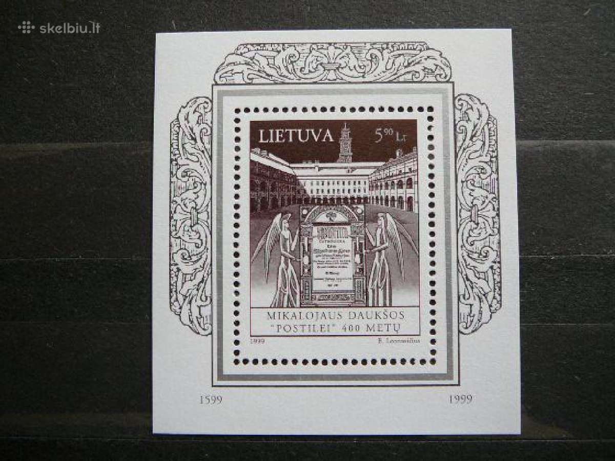 Lietuva 1999 M. Dauksos Postile svarus lit686s